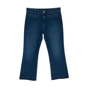 Sanctuary Jane Flare Cropped Jeans Size 29 Dark‎ Wash High Rise